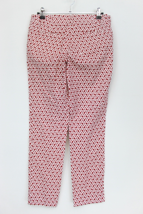 Pantalon fuselé dessins géométriques Promod taille 34