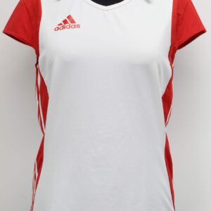 T-shirt rouge et blanc Adidas taille 42