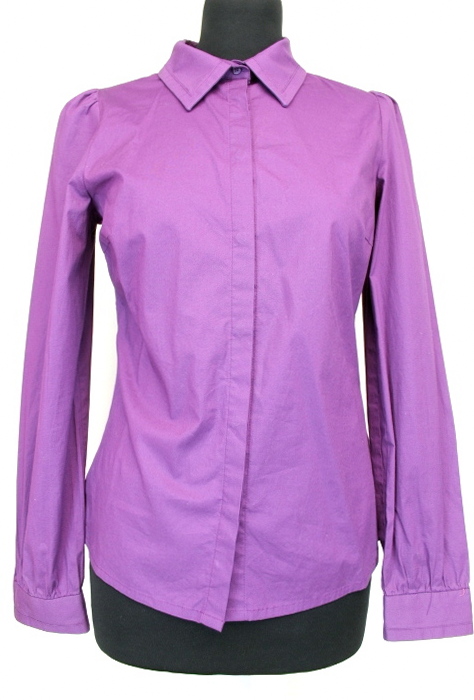 Chemise mauve Naf Naf taille 38 - friperie - occasion