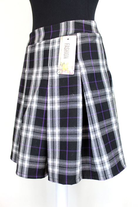 Mini jupe écossaise évasée Fashion taille XS Neuve