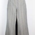 Pantalon rayé noir beige Aquarelle taille 46