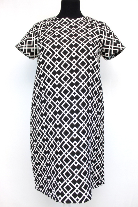 Robe bicolore forme droite Zara Basic taille S - friperie en ligne