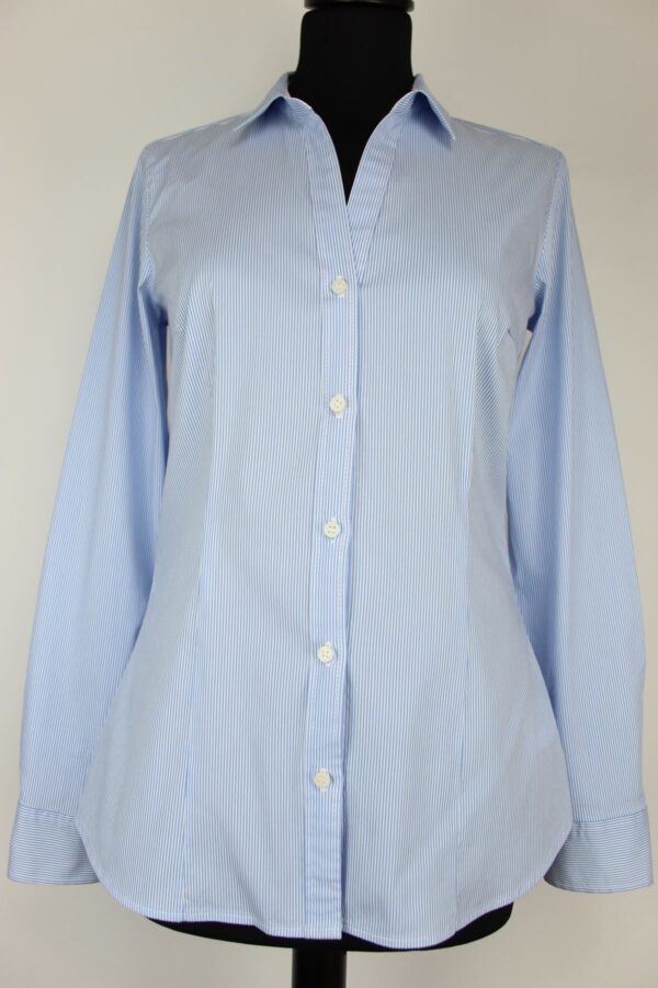 Chemise-à-rayures-bleues-HM-taille-38
