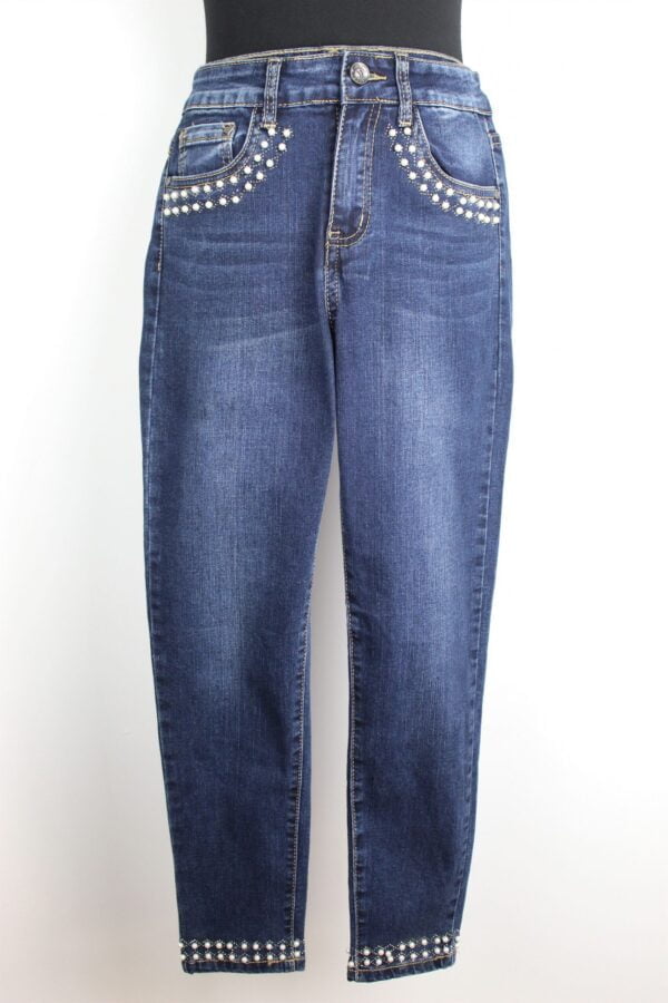 Jeans perles et strass X-Max taille 36 occasion