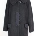 Manteau en lainage gris anthracite Lewinger taille 40