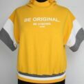 Top jaune sportswear à capuche Undiz taille S(1)