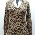 Pull chemise motif tigré Morgan taille S