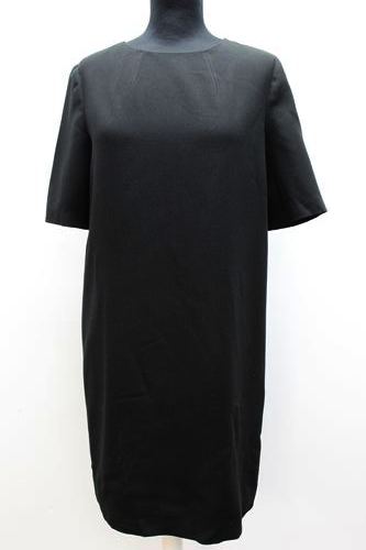 Robe noire coupe droite Claudie Pierlot taille 36 - friperie France - occasion - seconde main