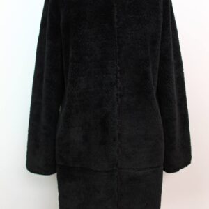 Manteau fausse fourrure noire Oui taille 36