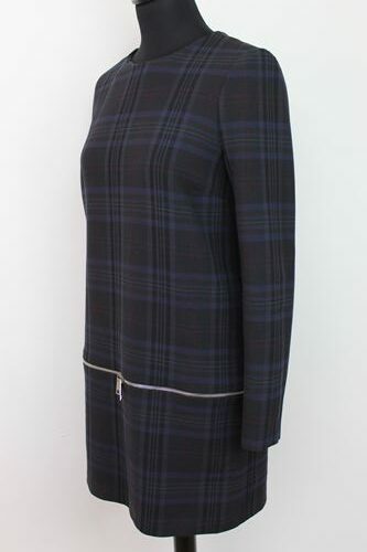 Robe écossaise à manches longues Zara taille S