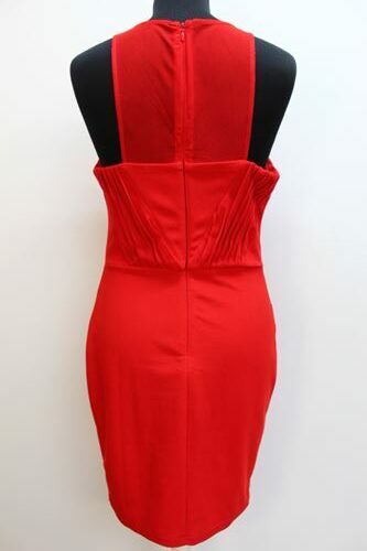 Robe rouge à strass Lipsy taille 40