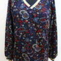 Blouse multicolore motif cachemire Charming Girl taille 1