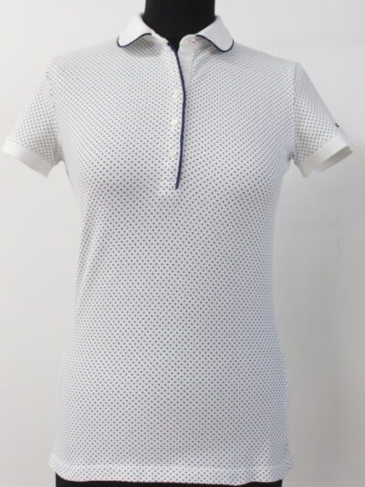 Polo blanc à pois Thommy Hilfiger taille XS