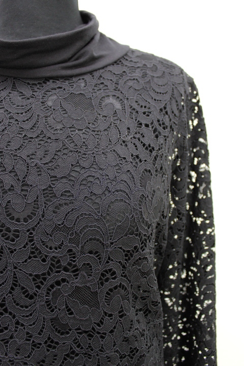 Robe guipure noire Janira Taille XL
