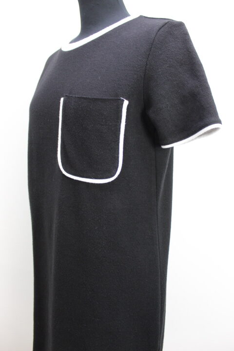 Robe lainage noire Zara Taille M