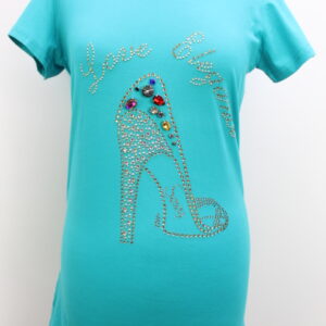 T-shirt turquoise Green Taille L