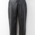 Pantalon pinces simili cuir Zara taille M