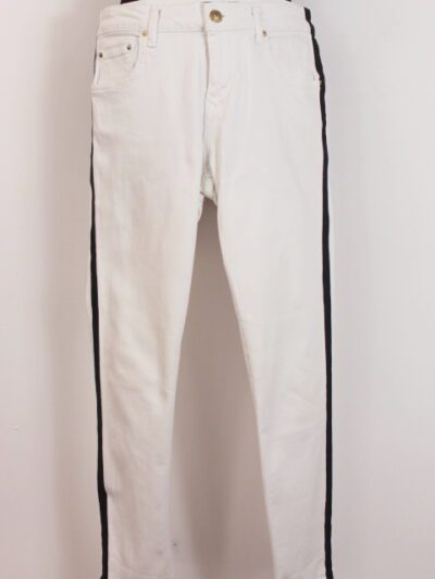 Pantalon slim fit blanc Lara woman taille 40