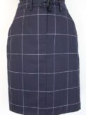 Jupe courte bleu marine à motifs carreaux GANT taille 34