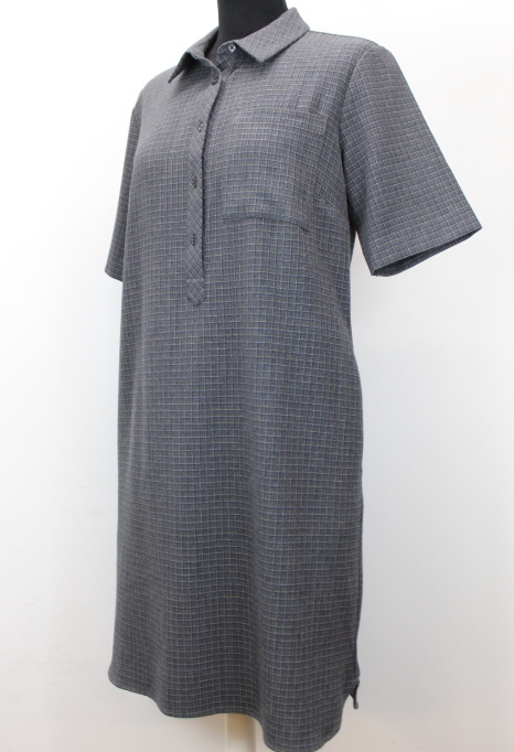 Robe chemisier carreaux gris Nice Things taille 38