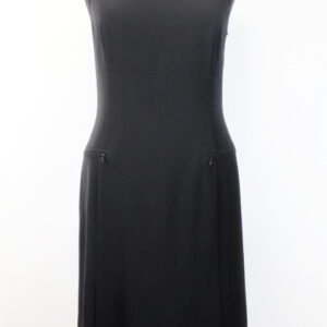 Robe noire sans manches Caroll taille 38