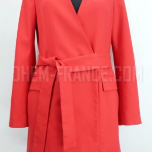 Manteau coloris rouge Zara taille 36