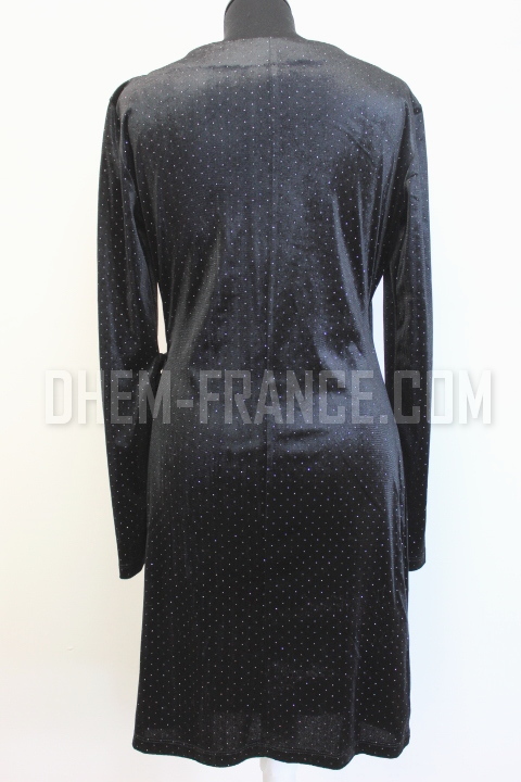 Robe noire strassée Reserved taille 38