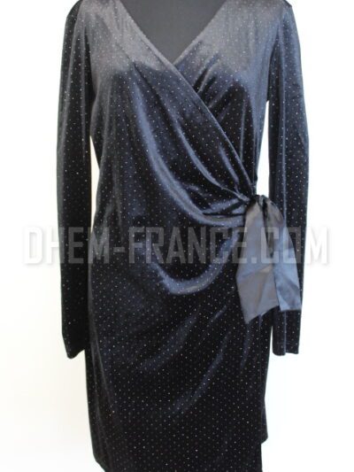 Robe noire strassée Reserved taille 38