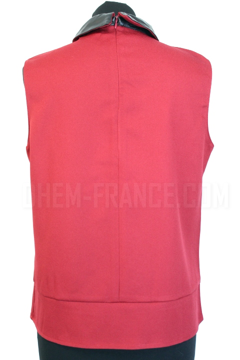 Top col chemise Pink Boom taille 38