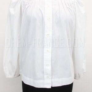 Chemisier blanc à plis Zara taille 34