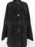 Manteau noir réversible Frank Eden taille 40