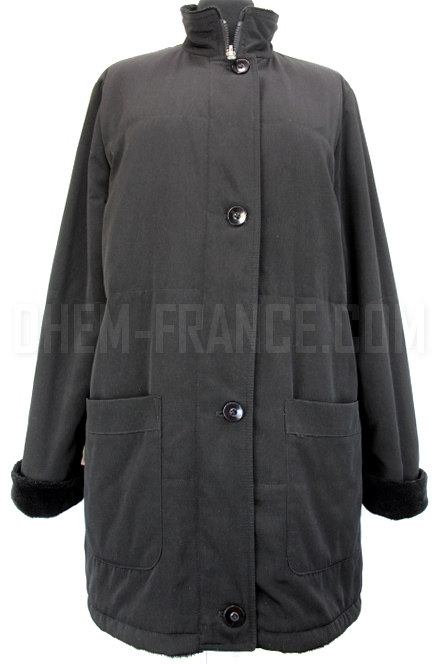 Manteau noir réversible Frank Eden taille 40