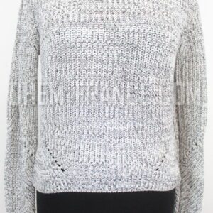 Pull gris & blanc Divided taille 36