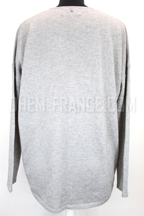 Pull gris et lurex Sud Express taille 36