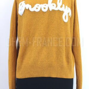 Pull ocre jaune Creeks taille 36
