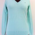 Pull turquoise Tommy Hilfiger taille 36