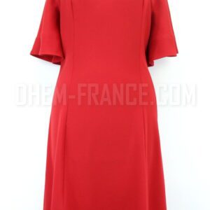Robe rouge à fentes Sandro taille 38