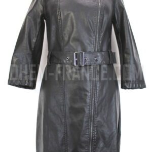 Robe simili cuir zippée Divided taille 34