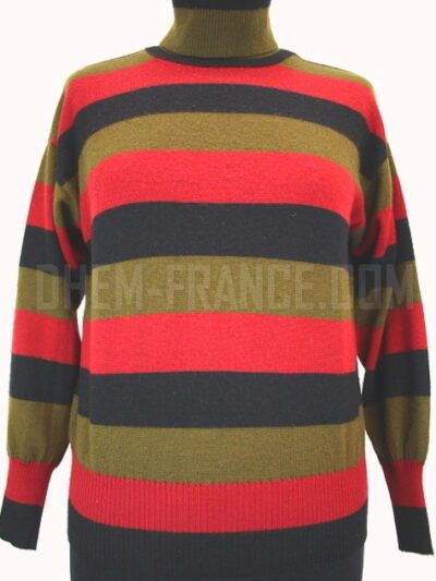 Pull over rayé tricolore Rodier taille S