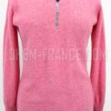 Pull rose cachemire Caroll taille 34