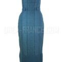 Robe bleue bretelles Christian Dior taille 38
