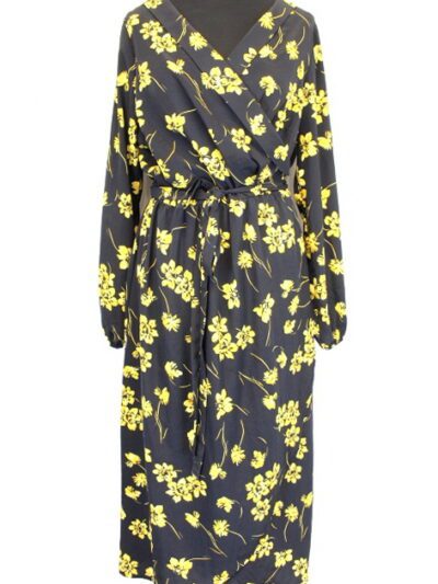 Robe noire et jaune MS Mode taille 42