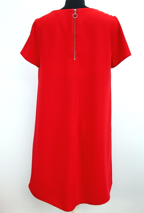Robe rouge vif Zara taille 34