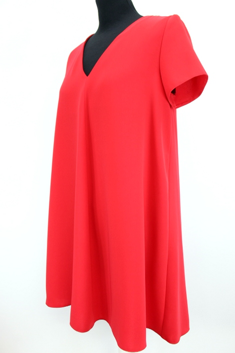 Robe rouge vif Zara taille 34