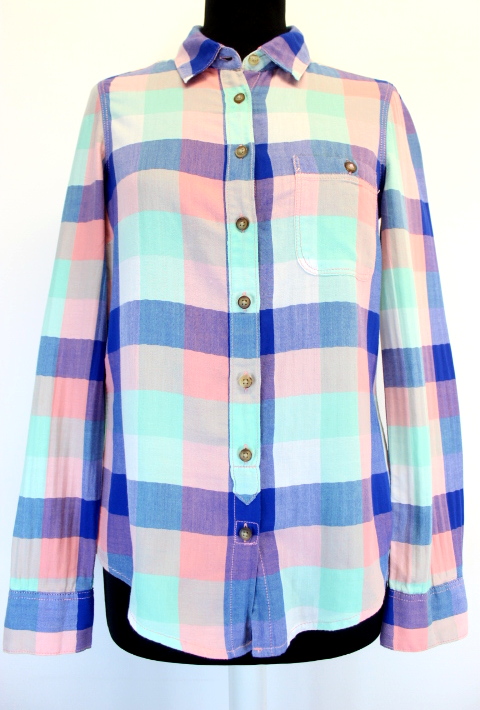 Chemise tricolore à carreaux H&M taille 38