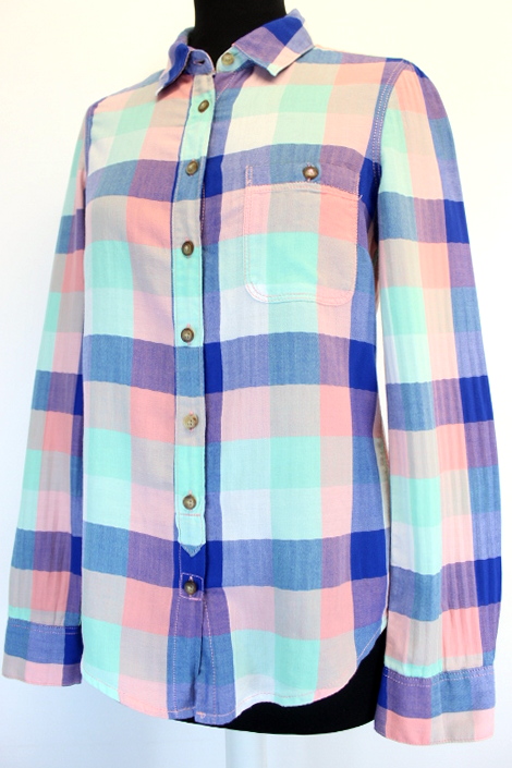 Chemise tricolore à carreaux H&M taille 38