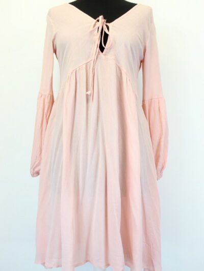 Robe rose à nœud NEUVE South Store taille 36