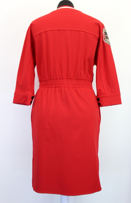 Robe sportwear rouge Style Engin taille 38