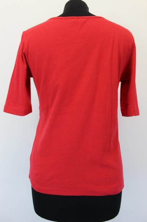Tee-shirt coton rouge Thalassa taille 36