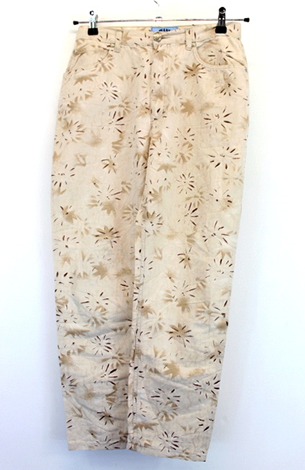 Pantalon fleurs éclatées Jeans Les Copains taille 40